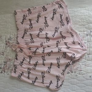 Disney pajama short size M  ( 8/10 ) pink